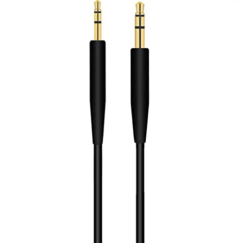 Replacement Audio Cable Cord, Extension Wire 3.5mm to 2.5mm for Bose QuietComfort QC45 QC35II QC35 QC25 NC 700 Soundlink Soundtrue Headphones Black - style: No mic