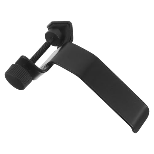 Artibetter Adjustable Clamp Headphone Hook for Mic and Music Stands Ergonomic Iron and Plastic Headphone Organizer with Curved Cradle Multi-purpose for Musicians and Students