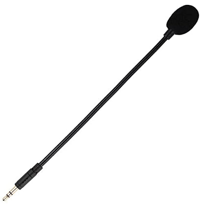 3.5mm Aux Microphone for Headphones, PC, Laptop Computer, Gaming Headset | Detachable Mini Mic 3.5 mm Jack, Small Plug in Attachment
