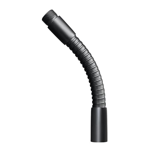 6-Inch Flexible Microphone Gooseneck KN58, 5/8-27 Mic Stand Arm | Compact flexible extension arm, 5/8-27 male and female threads, for close-range mic positioning on stands, desks, and podiums - size: 6-INCH