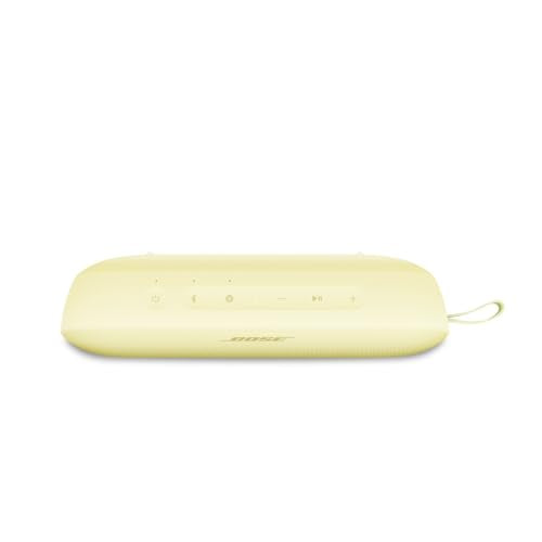 Bose SoundLink Flex Bluetooth Speaker (2nd Gen) - Portable Outdoor Speaker with Hi-Fi Audio, Waterproof and Dustproof, USB-C, Up to 12 Hours Battery Life, Citrus Yellow - Limited Edition Color - color: Citrus Yellow