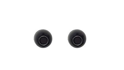 4 Pairs Anti-Slip Ear Fins - Ear Hooks Replacement for jaybird X2 X3, jaybird Blue Bud X, Aukey Latitude Ear Buds, Qy7 QY8 Earphones, MPOW Swift Earphones - color: Black/Medium