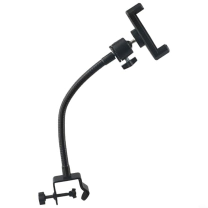 Adjustable Gooseneck Microphone Stand with Desk Clamp, Flexible Metal Arm for Podcasting Streaming Gaming, Compatible with Handheld Mics and Smartphones(C) - size: C