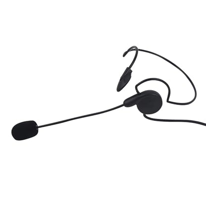 Behind The Head AVPH5 Earpiece, Boom Mic Headset with Finger Ptt for Midland lxt630vp3 lxt500vp3 gxt1050vp4 1000g gxt FRS gmrs lxt630pa lxt600pa gxt1000vp4 avph4 avph5 GTX 1000 lxt600 Radios