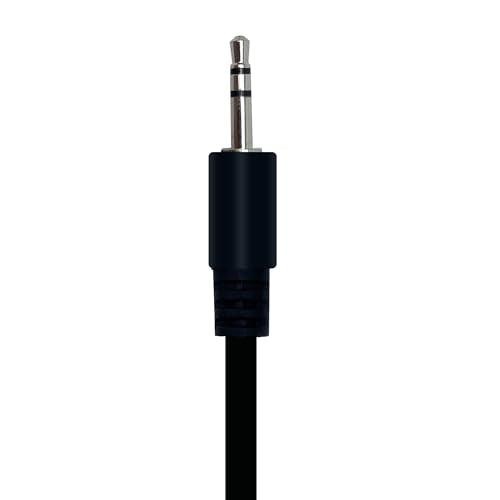 1-Pin Covert Earpiece for Cobra Radios, Security & Pro Use 2-Pack | Clear Acoustic Tube Headset with PTT Mic, Hands-Free, Noise-Isolating, Ideal for Security, Retail and Noisy Events