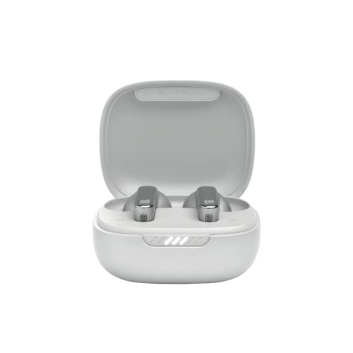 JBL Live Pro 2 TWS - Noise Cancelling Earbuds - Silver | JBL Signature Sound, True Adaptive Noise Cancelling with Smart Ambient, 40 1030 hours of playback with wireless charging - color: Silver