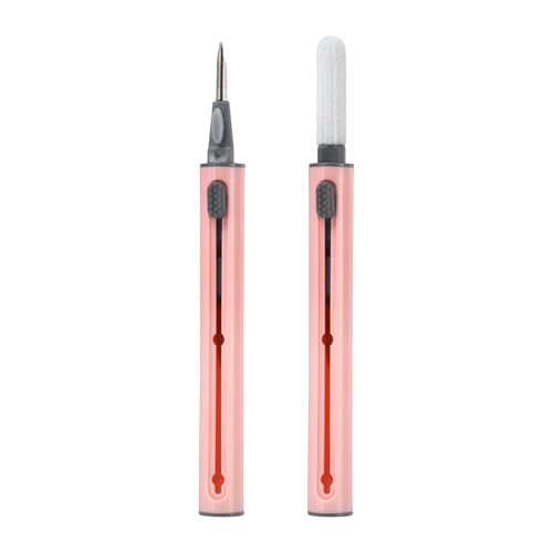 Earphone Cleaner Kit Earbud Phone Cleaner Tool,Light Pink - color: Light Pink