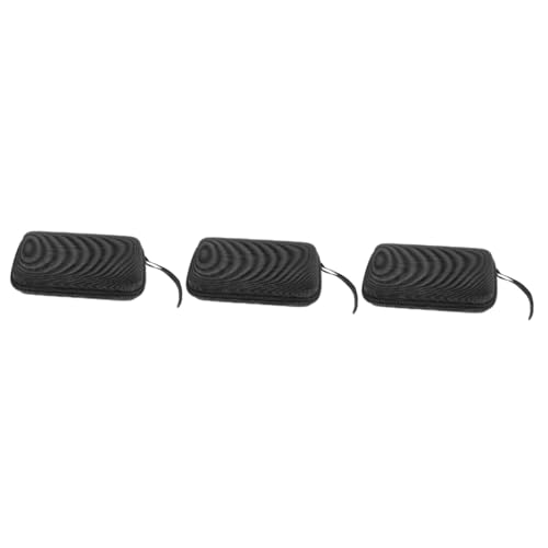 POPETPOP 3pcs Shockproof Microphones Case Protect Your Recording Gear Padded Pouch Bag