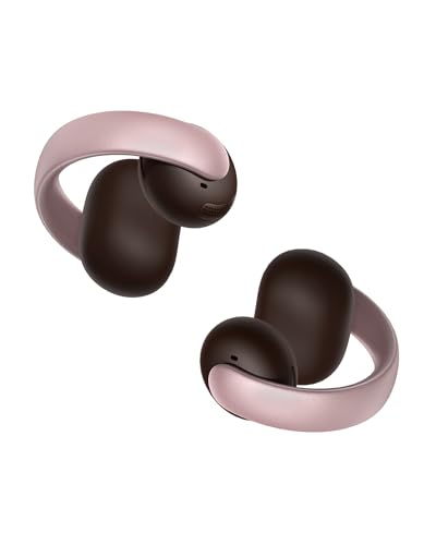 Soundcore AeroClip by Anker, Open-Ear Earbuds, Clip-On Headphones, Adaptive Comfort, Clear Calls with 4 Mics and AI, Stable Fit, 12mm Drivers for Powerful Bass, Hi-Res, Open-Ring Design | Ultra-Comfort for Running Workout, Stable, Power Bass, Hi-Res, 32H
