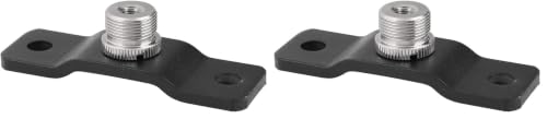 CAMVATE 5/8'' Male to 1/4'' Female with Pedestal for Microphone Adapter (Pack of 2) - size: 1.18 in x 3.15 in x 0.87 in (Pack of 2)