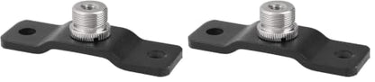 CAMVATE 5/8'' Male to 1/4'' Female with Pedestal for Microphone Adapter (Pack of 2) - size: 1.18 in x 3.15 in x 0.87 in (Pack of 2)