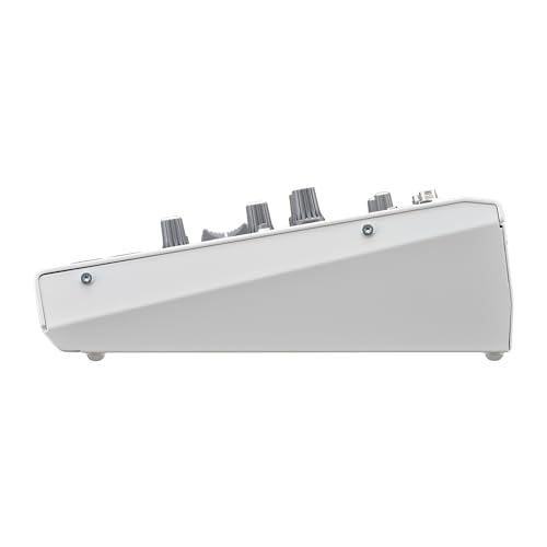 Yamaha AG08 White 8-Channel USB-C Audio Interface and Live Streaming Mixer | with DSP Effects, Cubase AI & WaveLab Cast - color: White, style: AG08