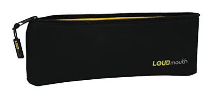 Loudmouth Long Zippered Pouch for Large Wireless Microphones | Mic Bag | 12.5" x 4" - size: 1 Pack