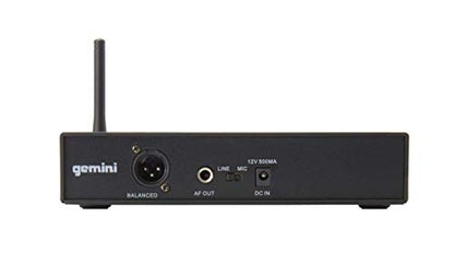 Gemini UHF Wireless Headset & Lavalier Mic System, 240 ft (UHF-6100HL) | UHF headset & lavalier mic, 512-537.5 MHz selectable - auto SYNC pairing - LCD display - balanced XLR & 1/4" outputs, 1U rack - style: Single Wireless Headset Mic System