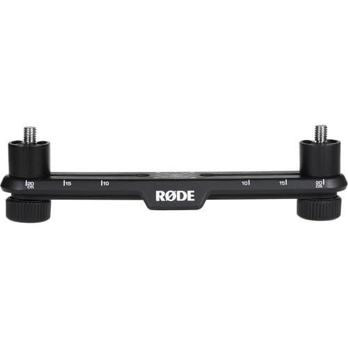 Rode M5-MP Matched Pair Small-Diaphragm Condenser Microphone Bundle with SB20 Stereo Bar, Boom Stand and XLR Cables — Drum Overhead, Choir, Orchestra, Acoustic Guitar Studio Recording Kit
