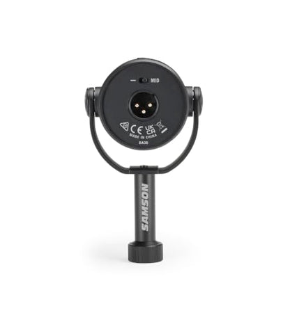 SAMSON Q9x Broadcast Dynamic Microphone | Cardioid dynamic capsule with XLR output and humbucking coil for podcasting, streaming and recording