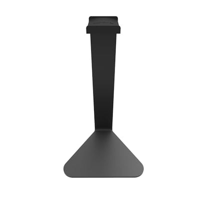 Kanto H1 Universal Headphone Stand - Black - Solid Steel Construction - Curved Silicone Resting Surface - color: Black, style: H1 Universal