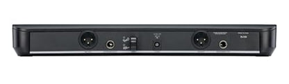 Shure BLX1288/CVL Dual-Channel Wireless Audio System, H10 Band (542–572 MHz) – BLX88 Receiver, PG58 Handheld Mic & CVL Lavalier Bodypack – Up to 14 Hr Battery, 300 ft Range - style: H10 Band (542-572 MHz)