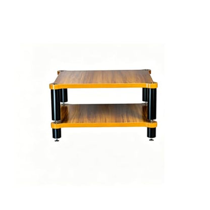 1/2/3/4 Tier Heavy Duty Audio Rack Stand, Modular Open Air HiFi Desktop with Shock-Absorbing Feet, Equipment Display Shelf for Recording Studio Living Room(2 Tier D) - size: 2 Tier D