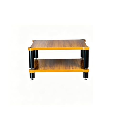 1/2/3/4 Tier Heavy Duty Audio Rack Stand, Modular Open Air HiFi Desktop with Shock-Absorbing Feet, Equipment Display Shelf for Recording Studio Living Room(2 Tier C) - size: 2 Tier C