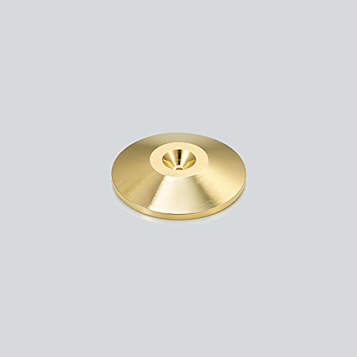Speaker Spikes Adjustable Floor Protectors 8pcs with Adhesive, Gold - color: Gold