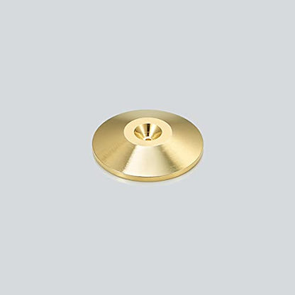 Speaker Spikes Adjustable Floor Protectors 8pcs with Adhesive, Gold - color: Gold