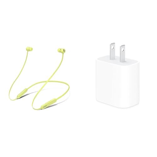 Beats Flex with Apple 20W USB-C Power Adapter - Yuzu Yellow - color: Yuzu Yellow, style: Flex & Power Adapter