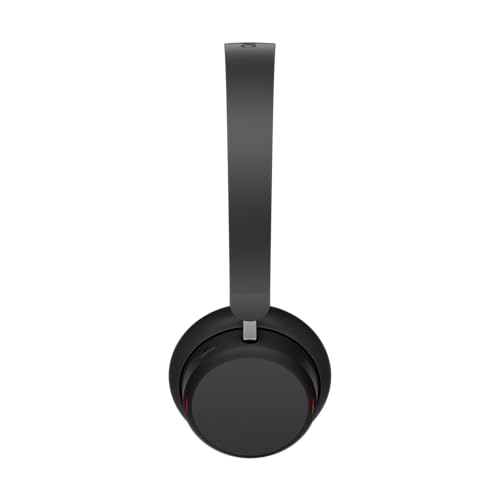 Lenovo Dual Mode Wireless ANC Headset 6550 with USB-C Receiver Microsoft Teams Certified, Hybrid Active Noise Cancellation, Bluetooth Dual Connectivity, Long Battery Life, Black - color: Black, size: Headset 6550 w/USB-C Receiver