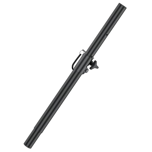 Rimous Heavy-Duty Speaker Pole for Subwoofer with Height Adjustable Subwoofer Pole Mount Fits M20 Threaded Mount and 35mm Mounts Speaker Extender with M20 to 35mm Adapter Load Capacity 121LBS, 1 Pack - style: 1 Pack