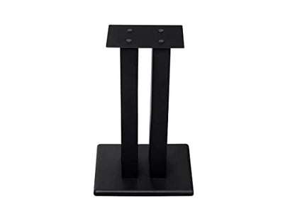 Monolith 18in Speaker Stand - 75lbs Max Weight, Scratch‑Resistant, Perfect for Center or Bookshelf Speakers, Black