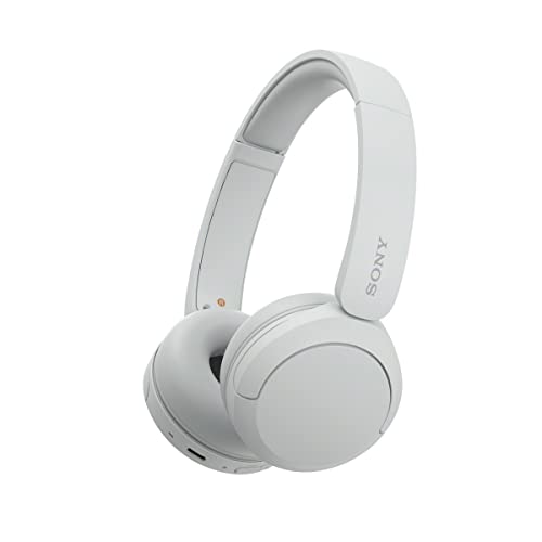 Sony WH-CH520 Wireless On-Ear Bluetooth Headphones with Microphone, White - color: White