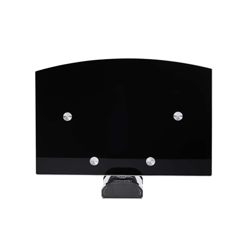 StarTech Floating Wall-Mounted AV Shelf, Tempered Glass Shelf | Adjustable Height Shelf For Under TV AV Equipment, 1B-WALL-MOUNT-SHELF - style: Single