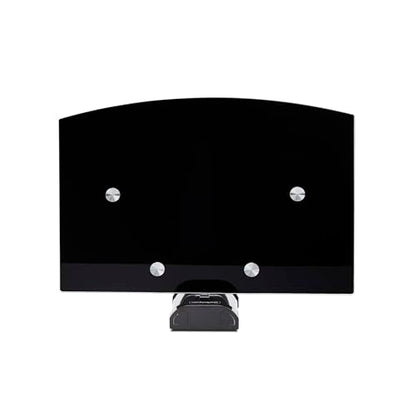 StarTech Floating Wall-Mounted AV Shelf, Tempered Glass Shelf | Adjustable Height Shelf For Under TV AV Equipment, 1B-WALL-MOUNT-SHELF - style: Single