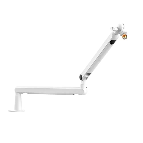 Microphone Boom Arm, Adjustable Low Profile Mic Arm With Desk Mount Clamp(BM88W) - color: BM88W