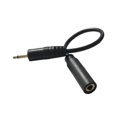 2.5mm to 3.5mm Aux Audio Cable 2Pack 6 inch | 2.5mm Mono Male to 3.5mm Mono Female Audio Jack Short Cable for Smartphone Headphone