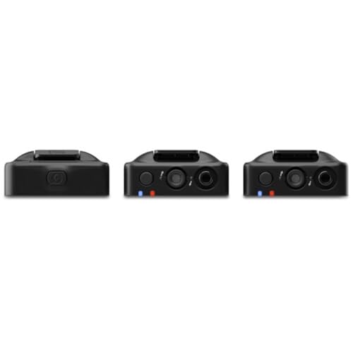 RØDE Wireless GO (Gen 3) 2-Person Compact Digital Wireless Microphone System/Recorder | 2.4 GHz, Black Bundle with 2 Lavalier Microphones + 2 Furry Windscreens + Cloth (6 Items) - color: Black