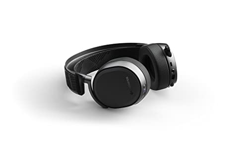 SteelSeries Arctis Pro Wireless - Gaming Headset - Hi-Res Speaker Drivers - Dual Wireless (2.4G & Bluetooth) - Dual Battery System (Renewed)