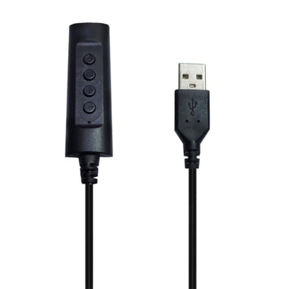 3.5mm to USB Sound Card Volumes Control Mics On OffButton Drive Not Need