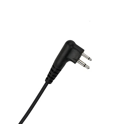 Noise-Reducing PTT Surveillance Earpiece for Motorola 2-Pin Radios | Compatible with CP200D/CP200/CP100D/R2, CLS1110/1410, BPR40/50DX & RMU2040 Walkie Talkie, 1-Pack - style: 1 Pack