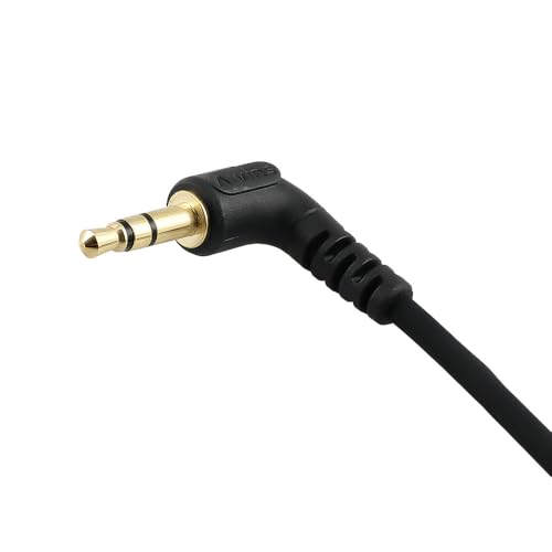 Alvin's Cables 3.5mm TRS to Dual TA3M Y Splitter Cable, 1/8’’ TRS to 2 Low Profile Mini XLR 3 Pin Male Breakout Audio Cable for RØDE Wireless GO II, for Canon C70 Camera, 45cm|18inches