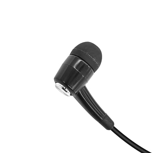2pack K1 Earbud Headset with PTT Mic, in Ear Earpiece for Baofeng UV-5R UV-82 UV-82HP BF-888S BF-F8HP AR-152 Arcshell Retevis RT17 RT18 RT19 RT21 RT22 RT27 RT68 RB26 H-777 Kenwood 2-Pin Radios