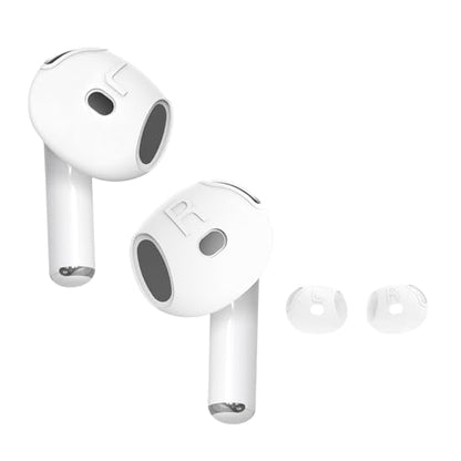 Protective Cover Ear Tips Case for Dedicated Earbuds Soft Silicone Sleeve Perfectly Fit Scratch Resistance Shock - color: Yellow