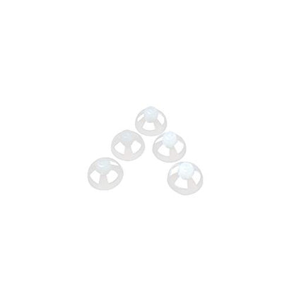 Hearing Aid Ear Piece Open Domes 6mm 5-Pack Comfortable PSAP (Personal Sound Amplifiers Product) Kit Ear Tips Invisible, Perfect for Open Air (Open fit), Except for RIC - style: Open 6mm 5-pack