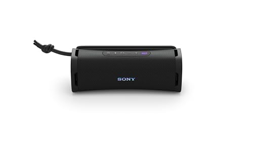 Sony ULT Field 1 Wireless Bluetooth Portable Waterproof Speaker, Black | 12 Hr Battery, IP67 Rated Waterproof, Dustproof, Shockproof Rustproof, Detachable Strap, Hands-free Calling, Enhanced Bass - color: Black, style: ULT Field 1