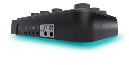 Mackie M-Caster Live Portable Streaming Mixer, Ultra-Compact, USB Connectivity, Customizable RGB Lighting, Connects to Smartphone (Black - 2053280-00) Bundle with 1-YR CPS Enhanced Protection Pack