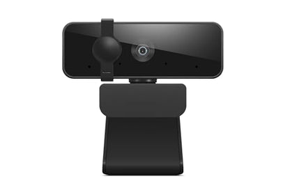 Lenovo HD 1080p Webcam (300 FHD)- Black w/ 95° Wide Angle, 360° Rotation Pan & Tilt, Dual Microphones, Privacy Shutter - color: Black, style: 300 FHD