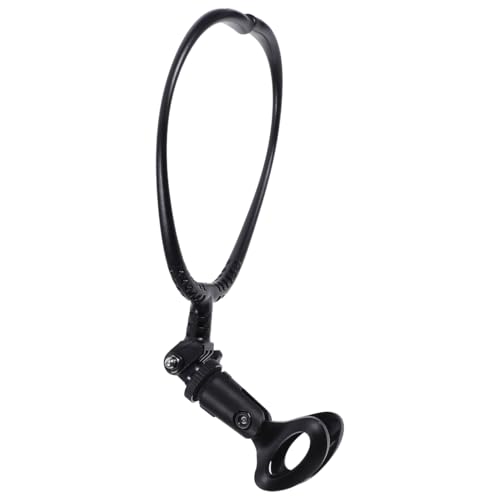 Sewroro Adjustable Microphone Neck Holder, Hands-free Neck Hanging Mic Rack - Portable Mic Stand For Singing, Hosting, Outdoor Live Streaming Size1