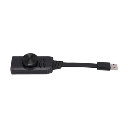 USB Sound Card, 7.1 Surround Sound Adapter, External Stereo Audio Jack Converter, Volume Control, Mic Mute, Plug and Play, for PC, Laptop