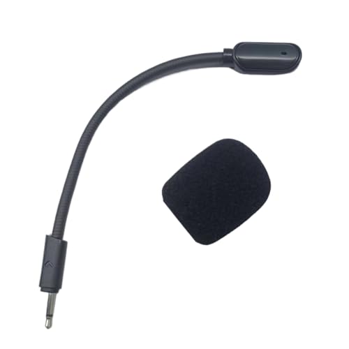 Gaming Boom Microphone Replacement for Headsets with Noise Cancellation Detachable 2.5mm Game Boom Mic, Shown