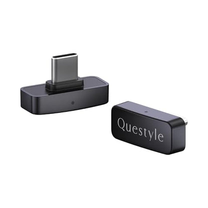 Questyle QCC Dongle Pro [MFi Certified] USB-C Bluetooth 5.4 Audio Adapter | Low Latency Bluetooth Dongle with LDAC,aptX Lossless&aptX-Adaptive,Wireless Lossless Transmitter for PC/Headphones/for PS5